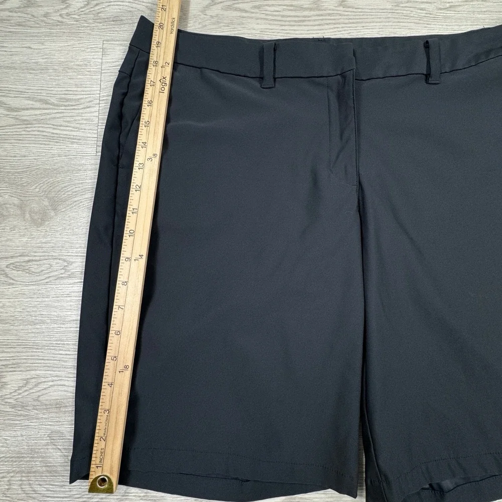 Nike Womens Shorts Dri-FIT Golf Performance Black Size 16 Lightweight Breathable